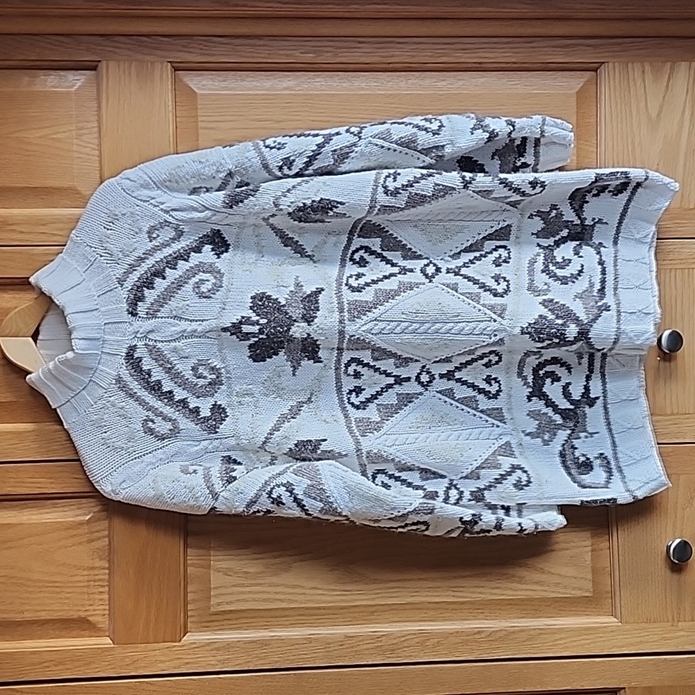 Vintage Rosanna hand knitted sweater size Large